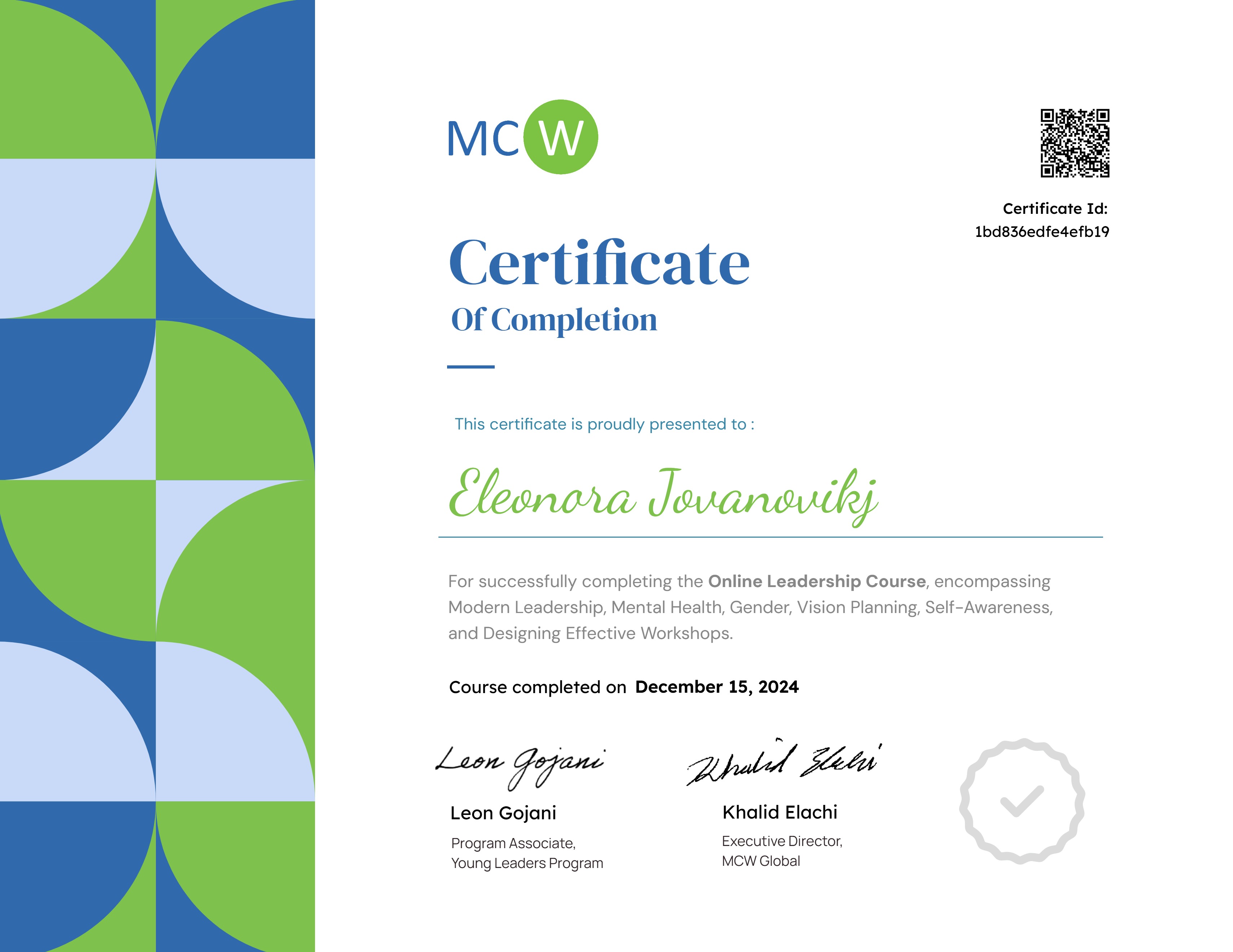 Online Leadership Course