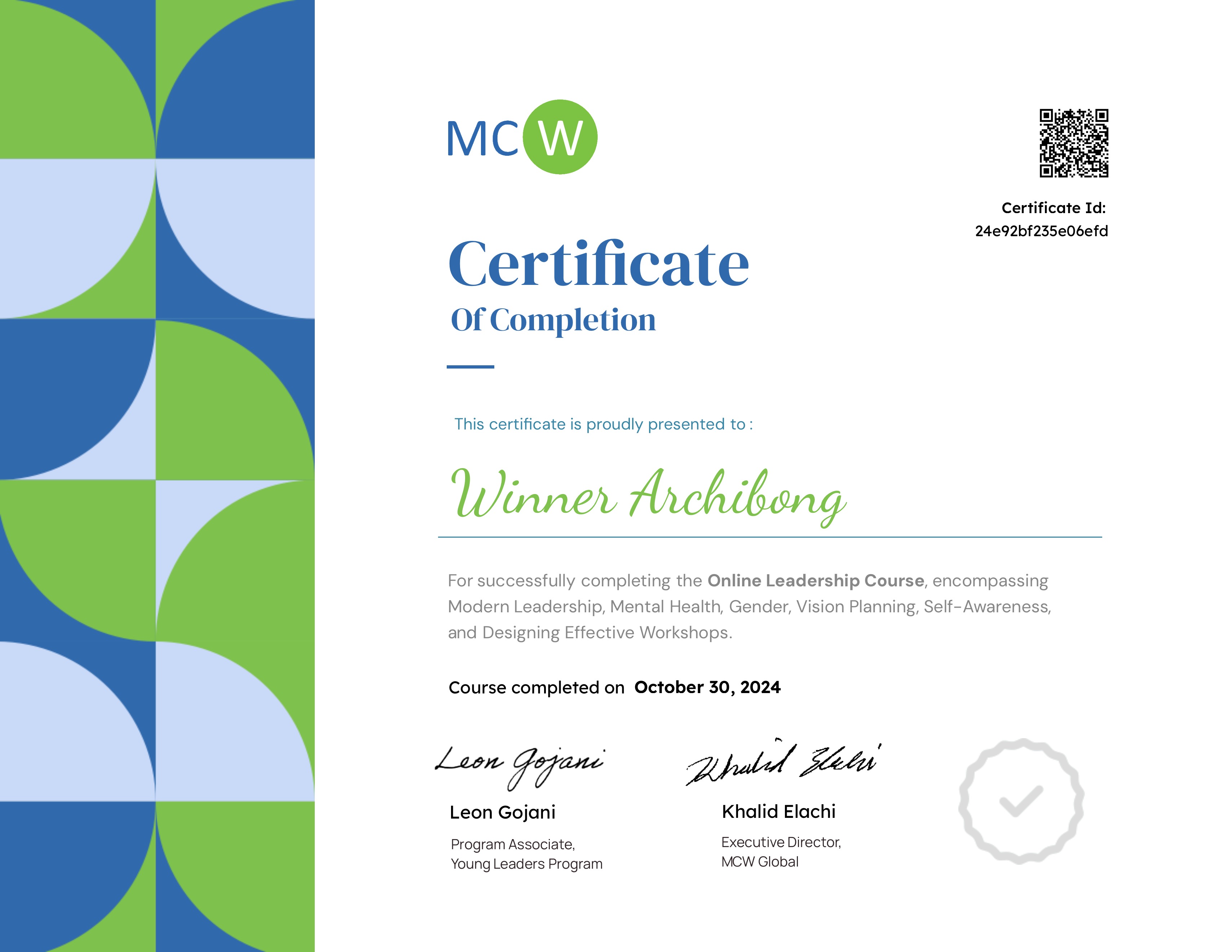 Online Leadership Course